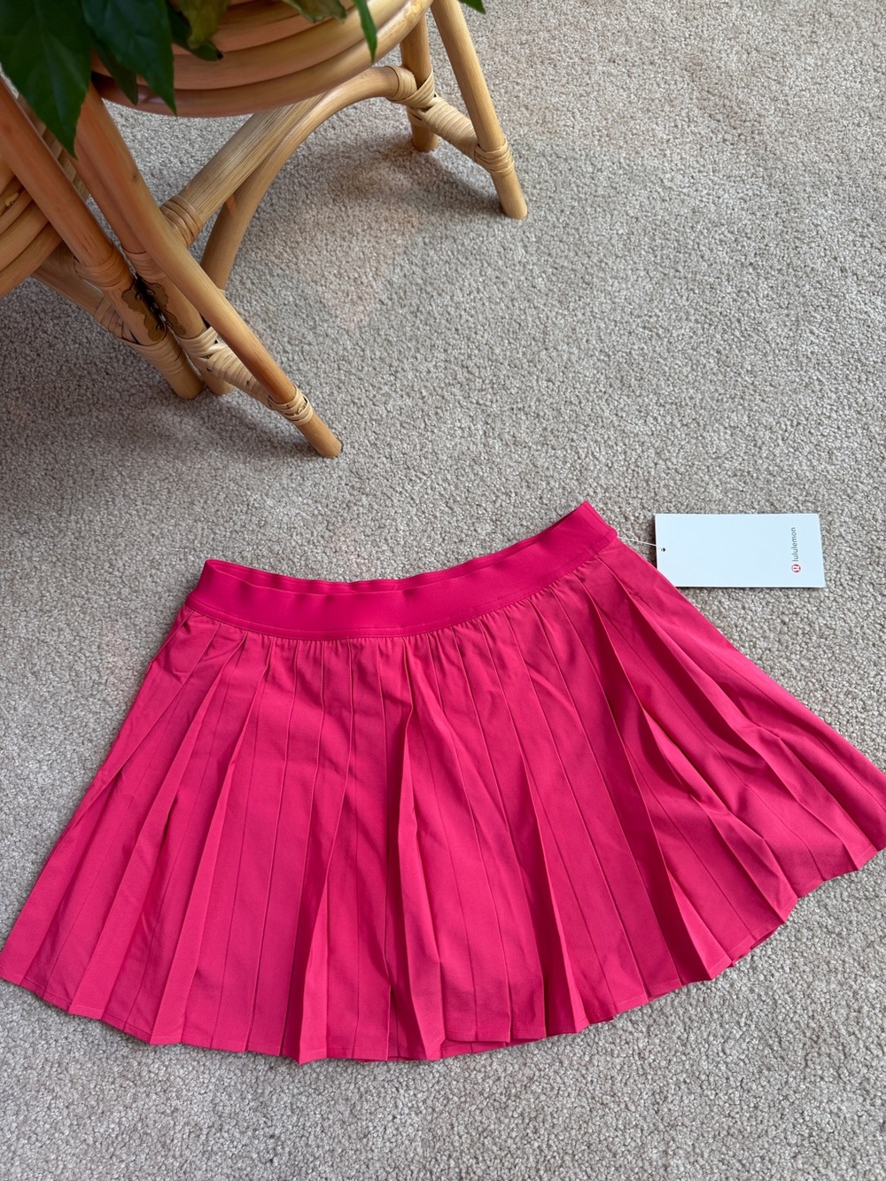 {Lululemon} High Rise Pleated Tennis Skirt